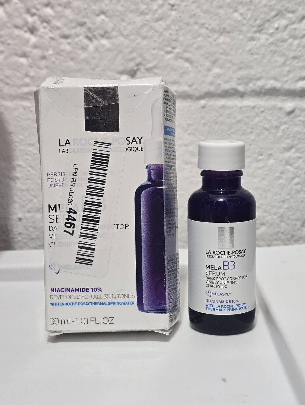 La Roche-Posay Mela B3 Dark Spot Serum 30ml / 1.01 fl oz - NEW (No Dropper)